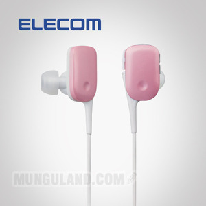 Elecom 엘레컴 초경량 블루투스 컬러 이어셋 핑크 [LBT-HPC11AVPN]