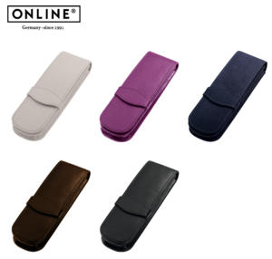 ONLINE/온라인/Leather cases Classic(for 2pens) 소가죽 클래식 2구 펜 케이스