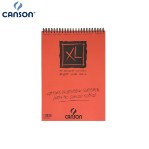 Canson/캔숀/스케치북/XL크로키북/90g/스프링상철/(A6,A5,B5,A4,A3)