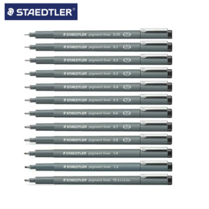STAEDTLER/스테들러/피그먼트라이너펜/308/(0.05mm~1.2mm)